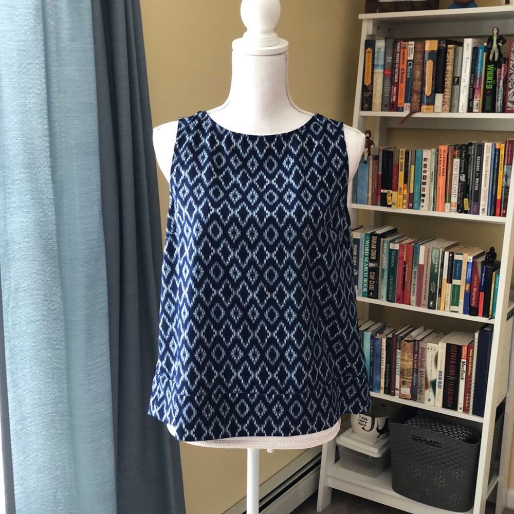Banana Republic Ikat Print Top - Size S